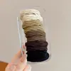 Goma para el pelo azul sal marina de verano para niños, Cuerda elástica alta para coleta, Accesorio simple y elegante para coleta alta