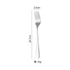 Faca Garfo Colher de Aço Inoxidável Faca de Bife Ocidental Espessa Garfo de Hotel Doméstico Colher de Sobremesa 1010 Talheres