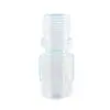 Vendas diretas do fabricante: Conector reto de PFA com porca única, rosca externa de diâmetro igual, expansão tipo conta, resistente a ácidos fortes e álcalis, feito de fluoroplástico