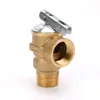 Válvula de seguridad sin plomo estándar americano válvula de seguridad para calentador de agua 150psi latón válvula de seguridad de alivio de presión venta directa en stock