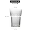 Vaso de Vidrio Recto para el Hogar Vaso Recto Vaso para Leche Espesado Resistente al Calor Vaso para Jugos Vaso para Desayuno Fondo Grueso Vaso para Bebidas Frías
