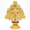 Árbol de la Suerte de los Ocho Tesoros Aleación Árbol de los Ocho Tesoros Instrumento Tíbet Auspicioso Ocho Tesoros Auspicioso Hogar Decoración Tántrica Chapado en Oro