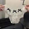 Calcinha Lolita de Renda Plissada Desejo Puro Sexy Abstinência Respirável Calcinhas Roupa Íntima Fofa para Meninas Meninas