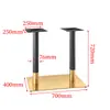 Patas de Mesa Temática de Restaurante Western, Accesorios para Patas de Mesa Redonda de Taberna Pequeña, Patas de Mesa de Acero Inoxidable de Estilo Simple para Cafetería y Tienda de Té con Leche