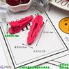 5,5cm Grampos de Cabelo Vazados Nuvem Brilhante de Plástico Sem Costura para Franjas e Fios Soltos de Mulheres Grampos Bico de Pato Grampos Base para Artesanato DIY