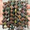 14mm pedra natural cristal ágata trevo de quatro folhas contas soltas semi-acabadas pulseira faça você mesmo acessórios de joias antigas atacado