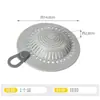 Ralo de Chão de Silicone Estilo Japonês Pegador de Cabelo Banheiro Cozinha Ralo de Esgoto Tapete para Ralo de Chão Silicone Anti-Entupimento Rolha de Água de Silicone