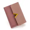 Nueva Cartera para Mujer Estilo Coreano Simple Cartera de Mano para Chica Billetera para Monedas de Estudiante Portatarjetas Cartera Corta para Mujer
