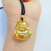 Pingente de Buda Maitreya Antigo Dourado Colar Buda do Nascimento Masculino e Feminino Chinês Pingente de Buda Sólido Dourado Artificial