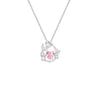 Collar de cadena para clavícula de plata s925 con diseño original BaObAo, polvo de diamante, color mágico, rosa inteligente, lujo ligero para mujer, alta gama