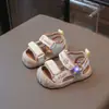 Sandálias de Bebê 2026 Primavera e Verão Novos Sapatos para Crianças Pequenas Sandálias de Bebê com Solado Macio Antiderrapante para Meninos e Meninas Sandálias Funcionais