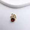 Brincos de Tarraxa Zircônia Zodíaco Rato com Diamantes Frescos e Simples para o Ano de Nascimento, Design Moderno e Único, Brincos de Animal Fofos