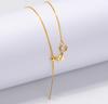Chopin Corrente Banhado A Ouro 18K Colar Ajustável Pin Cor Ouro Rosa Colar Corrente Universal Corrente Clavosporina