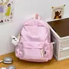 Mochila Casual Japonesa Lantejoula Estilo Ins Bolsa Escolar Estudante Grande Capacidade Alta Aparência Mochila de Duas Alças Alunos do Ensino Fundamental II e Médio