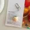 Morangos EmbaladosCriativo Pingente Chaveiro de Morango Simulado, Acessório de Decoração de Bolsa Feminina, Presente para Melhores Amigas