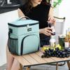 Sanneng Bolsa Aislante de Doble Capa Transfronteriza de Gran Capacidad Bolsa para Picnic al Aire Libre para el Trabajo Bolsa para el Almuerzo Almacenamiento de Leche Bolsa de Hielo Engrosada