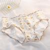 Linguagem das Flores de Samaúma Roupa Íntima Feminina Algodão Puro Classe A Calcinha Shorts Feminina Cintura Média Algodão Puro Antibacteriana