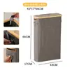 Nova caixa de armazenamento simples para lenços de papel, cesto dobrável para roupas sujas, cesta organizadora de grande capacidade para itens diversos de banheiro