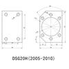 Instalación de Conversión de Tornillo de Bola Bloque de Tuerca DSG Rodamiento de Soporte de Tornillo de Tuerca Fija 3205 2505 2005