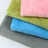 Tela de Terciopelo Ártico de Doble Cara Lisa 100% Poliéster Ropa para el Hogar Pijamas Cálidos Manta Tejida Juguete Tela de Felpa