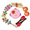 Set de Regalo Navideño de 10 Piezas para el Año Nuevo 2025 y la Navidad para Niños Instrumento de Percusión Educativo Recuerdo Decoración Navideña