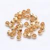 14K ouro olho de gato contas espirais diy acessórios de jóias artesanais colar pulseira frisada beads material