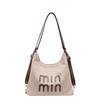 Bolso de Diseño Trendy Nicho para Mujer 2024 Nuevo Moda Retro Combinable Bolso de Hombro Gran Capacidad Bolso Tote Casual