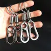 G185 Llavero de Resorte Hebilla de Llave Portátil Anillo para Llaves Colgante para Cinturón Aleación de Zinc Suministro de Tienda de Dos Yuanes
