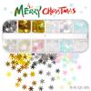 Explosiones transfronterizas Lentejuelas navideñas Polvo brillante Maquillaje Maquillaje de ojos Parche facial Pegamento para esmalte de uñas Relleno para slime