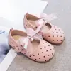 Zapatos Mary Jane de Cuero con Suela Suave para Niñas 2026 Primavera/Verano Nuevos Zapatos Casuales Versátiles de Moda Zapatos de Princesa con Puntos