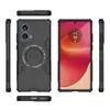 Adequado para Motorola Edge50 Fusion Capa Magnética Armadura Borboleta para Celular Motorola Edge50 Fusion
