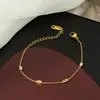 Pulsera Meichen, oro de 18k europeo y americano, no se decolora, simple y versátil para mujer, moderna y elegante, joyería transfronteriza de lujo ligero