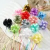 Transfronterizo 30 Piezas Elegante Mediano Tres Dimensiones Flor de Bola Macarrón Color Sólido Flores Tiradas a Mano Empaque de Regalo Navideño Flores Tiradas a Mano de Ocho Secciones