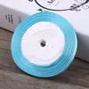 Cinta de satén de 6 mm de ancho cinta tejida roja tela de cinta de seda 6 milímetros embalaje trenzado cinta para el pelo cinta fina accesorios para el cabello adornos para el cabello cinta de colores