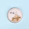 Moedas Comemorativas de Atrações Turísticas da Cidade Fabricação de Medalhão Comemorativo Metálico da Cidade do Campus como lembrança de Artesanato Criativo Cultural e Paisagístico Presentes