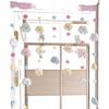 Cortina de Puerta para Niña Nubes Habitación Infantil Habitación Multiusos Dormitorio Aula de Estudiantes Dormitorio Partición Cortina Colgante Decorativa Linda