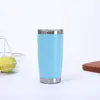 Amazon Taza de Coche de 20 oz Acero Inoxidable 304 Taza con Aislamiento al Vacío Conservación Fría de Verano Taza Rompehielos Venta al por Mayor