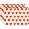 Mantel Individual del Día de San Valentín, Servilleta de Mesa Aislante al Calor, Mantel Rectangular Impermeable para el Hogar, Mantel Anti-quemaduras, Mantel Aislante al Calor, Transfronterizo