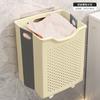 Cesto para ropa sucia cesto para la ropa sucia doméstico plegable de pared para baño ducha cubo artefacto de baño