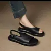 Nuevas Sandalias de Playa para Mujer 2026 Primavera/Verano, Ligeras, Cuello en V Francés, Una Correa con Hebilla, Suela Cómoda y Suave, Suela Gruesa