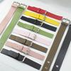 Abrigo Cortavientos para Mujer Cuello Hebilla Accesorios Botones Negro Cinturón Hebilla Metálica Correa de Manga Hebilla de Cuero