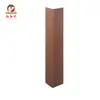 Moldura de borde de plástico-madera de segunda generación hecha a medida para exteriores, accesorios de piso impermeables y resistentes al desgaste para escalones de terraza de jardín