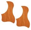 En Stock Pastilla de Guitarra con Grano de Madera Transparente Pastilla Folk con Grano de Madera de Nogal Pastilla con Grano de Madera de Sándalo Panel de Guitarra 3D