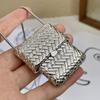 Mini Bolso Tejido Medieval Collar Lujo Accesible de Alta Gama Accesorios de Nicho para Niñas Cadena para Suéter Nuevo Estilo 2025