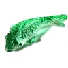 Enfeites de Vidro Cristalizado Mascote Peixe Koi Ano Após Ano Decorações para Casa, Escritório, Sala de Estar Presentes de Inauguração