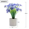 Flores Artificiais Amazon, Plantas Aquáticas, Flores de Tecido Serigrafado, Grama de Primavera, Violetas, Decoração Externa, Vasos de Flores Artificiais, Flores para Decoração de Casa