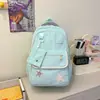 Mochila elegante para estudiante de secundaria, ligera, temática del bosque, dulce y fresca, nueva bolsa de hombro doble estilo ins, color caramelo, gran capacidad