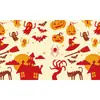 Tapiz de Calabaza de Halloween Transfronterizo Decoración de Pared para Dormitorio Sala de Estar Tela de Fondo Ambiente Festivo Decoración de Escenario Personalización