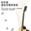 Guitarra acústica folk de 41 pulgadas con un solo diapasón, guitarra de madera maciza para niños de 36 pulgadas, venta al por mayor