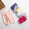 Leggings de niña verano algodón finos 2022 nueva prenda exterior de niña pantalones cortos casuales de una pieza entrega
